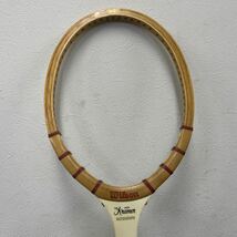 錬C☆202 長期保管品Wilson テニスラケット 木製 ウィルソン ガット無し ケース付き_画像2