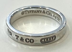 錬r◇ 137 TIFFANY&Co. ティファニー リング 指輪 シルバー Ag925 T&Co 1837 アクセサリー 13号 14号 中古品