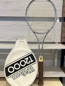 錬C●704 希少★ウィルソン Wilson T2000 ジミー・コナーズ/ ヴィンテージ/ スチール/ カバー付 /