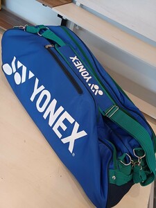 錬E★393 大型 YONEX ヨネックス テニスバッグ ラケットバッグ テニス バッグ コバルトブルー 大型 肩掛け 78cm×33cm マチ約25cm