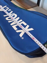 錬E★393 大型 YONEX ヨネックス テニスバッグ ラケットバッグ テニス バッグ コバルトブルー 大型 肩掛け 78cm×33cm マチ約25cm_画像4