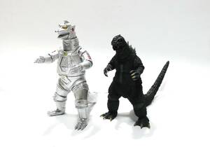 6981T/バンダイ S.H.MonsterArts モンスターアーツ　ゴジラ 1964＆メカゴジラ 1974 フィギュア 2体セット/東宝怪獣