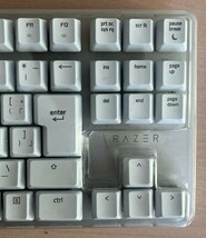 (美品)(ほぼ未使用)　RAZER　レイザー BLACK WIDOW LITE JP ゲーミングキーボード RZ03-0264 ホワイト Mercury White　箱付_画像6