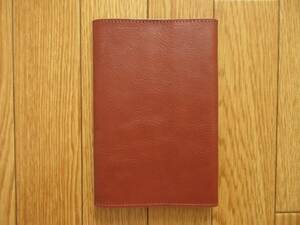 Dom Teporna Italy Italian leather book cover ( dark brown ) original leather cow leather Italian leather library size 