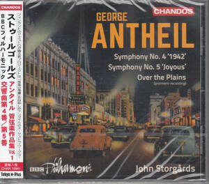 ◆新品・送料無料◆ジョージ・アンタイル：交響曲第4番「1942」、第5番「歓喜」他～ヨン・ストゥールゴールズ、BBCフィル Import L9858