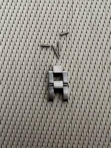  new goods unused SEIKO Seiko lady's wristwatch Lucia SS belt parts piece koma 10mm two . set 