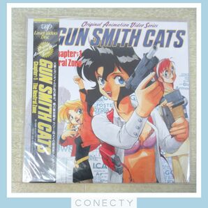 アニメLD GUN SMITH CATS ガンスミスキャッツ 全3巻 帯付き 岡田健一 レーザーディスク 現状品【K5【S3の画像2