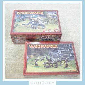 未開封 TRPG WARHAMMER ウォーハンマー ダークエルフ ウォー ヒドラ/ステガドン 計2個セット ミニチュア メタルフィギュア【U3【S1