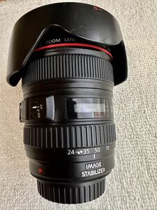  Canon キヤノン EF 24-105mm F4L IS USM 標準ズームレンズ 中古　動作確認済み