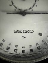 ◇鸛◇ アンティーク SEIKO セイコー ストップウォッチ 153g 稼働品 当時物 骨董_画像7