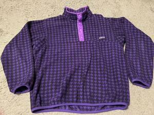 【L】美品・人気柄 パタゴニア スナップT 92’ “HOUNDSTOOTH”/ Patagonia SNAP-T フリース