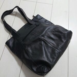 レザー トートバッグ 黒 バッグ カバン 鞄 