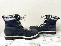 TOMMY JEANS/トミージーンズ ハイカットスニーカー メンズ27.5cmサイズ ブラック トミーヒルフィガー シューズ _画像5