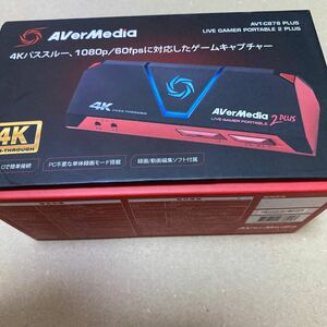 AVerMedia Live Gamer Portable 2 PLUS AVT-C878 PLUS [4Kパススルー対応 ゲームの録画ライブ配信用キャプチャーデバイス] DV478