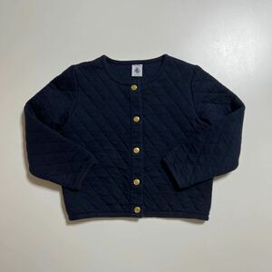 プチバトー PETIT BATEAU カーディガン ネイビー 5ans 110cm 