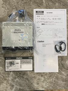 新品 いすゞ純正チューナー 24V AM ワイドFM Bluetooth USB MIC AUX RI9765 日野ふそうUD共通　取説 保証書 変換ハーネス 送料無料②