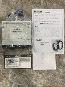 新品 いすゞ純正チューナー 24V AM ワイドFM Bluetooth USB MIC AUX RI9765 日野ふそうUD共通　取説 保証書 変換ハーネス 送料無料④