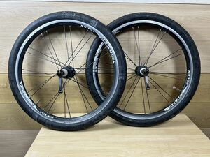 【自転車】20インチ ホイール前後セット ミニベロ 小径 中古 現状品 E27