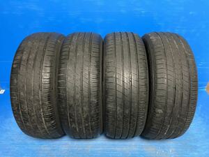 215/55R17 (94V) ダンロップ LE MANS V 中古4本 2022年製 バリ山