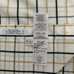 送料無料 ブルックスブラザーズ ボタンダウンシャツ Lサイズ コットン 綿 チェック柄 BROOKS BROTHERS 半袖 Tシャツ ラルフローレンの画像8