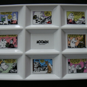 Moomin・ムーミン／＜小分けプレート/皿＞□彡『未使用品・非売品』の画像1