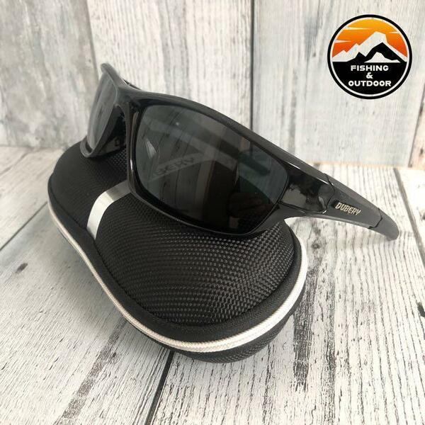 スポーツサングラス　偏光　UV400 ゴルフ・野球・サイクリング　ブラック