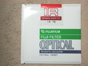 * new goods * Fuji film infra-red rays filter IR76*75mm angle *