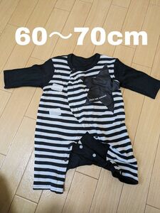 【長袖ロンパース】ベビー服 ロンパース 西松屋 長袖 60-70cm 