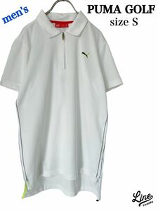 PUMA GOLF プーマ　ゴルフ　ハーフジップ シャツ　ポロシャツ　メンズS