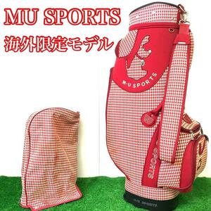 【海外限定モデル】　MU SPORTS ミエコウエサコ　 レディース　キャディバッグ　キャスター付