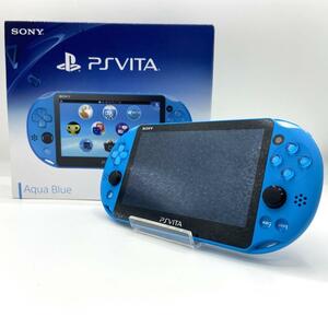 【極美品】　SONY ソニー　PS VITA プレイステーションヴィータ　 PCH-2000ZA23 アクアブルー　