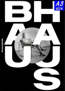 Bauhaus/バウハウス キャンバスアートポスター type1 A3サイズ
