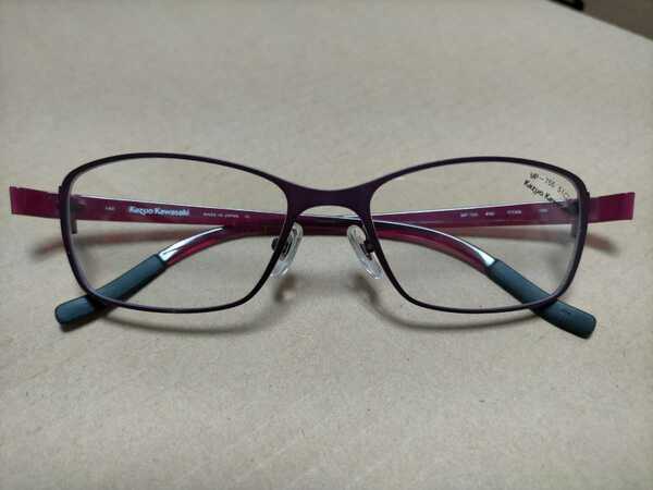未使用 増永眼鏡㈱ KAZUO KAWASAKI（カズオカワサキ、川崎和夫） 眼鏡 メガネフレーム サイズ: 51□17-140 MP-755 PU