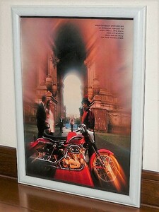 1969年 U.S.A. '60s 洋書雑誌記事 額装品 Harley Davidson XLH900 Sportster ハーレーダビッドソン スポーツスター ( A4サイズ ) 