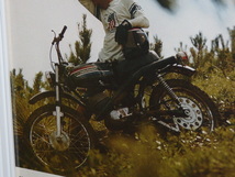 1974年 USA 70s 洋書雑誌広告 額装品 AMF Harley Davidson SR100 ハーレーダビッドソン (A4size) / 検索用 Aermacchi 店舗 ガレージ 看板_画像4
