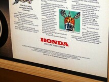 1981年 USA 80s 洋書雑誌広告 額装品 Honda CX500 Deluxe ホンダ (A3size) / 検索用 GL500 GL400 店舗 看板 ガレージ ディスプレイ AD AHM_画像7