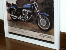 1981年 USA 80s 洋書雑誌広告 額装品 Harley Davidson 1200 Super Glide (A4size) / 検索用 FXE 店舗 ガレージ 看板 ディスプレイ AD 装飾_画像4