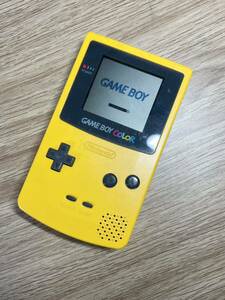 ■FR1907 ゲームボーイカラー CGB-001 任天堂 イエロー 通電OK GAME BOY COLOR 