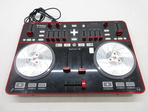 n74985-ty 【100円スタート】ジャンク★DJコントローラー Vestax Typhoon DJ CONTROLLER [091-240301]