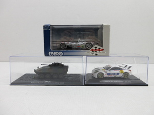 s22180-ty 【送料950円】ジャンク★3個 EBBRO エブロ DOME S101 2003 RACING FOR HALLAND他 1/43 ミニカー まとめ [069-240318]