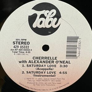 CHERRELLE with ALEXANDER O'NEAL / SATURDAY LOVE 中古盤12インチの画像4