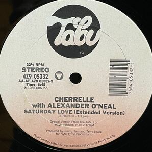 CHERRELLE with ALEXANDER O'NEAL / SATURDAY LOVE 中古盤12インチの画像3