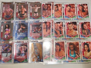 Topps 2010 WWE SLAM ATTAX MAYHEM TRADING CARD GAME 174枚　ダブリなし