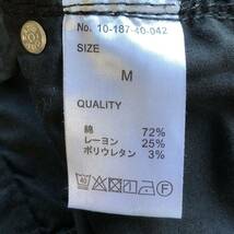 美品【ANTIQULOTHES】アンティクローズ カラー ジーンズ ジーパン Gパン 黒 ブラック 綿混 ストレッチ メンズ ボトムス M/Y5071BB_画像9