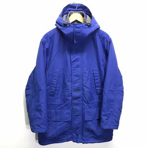 ☆本格的☆【LANDS END】 ランズエンド マウンテンパーカー 裏起毛 保温性 POLARTEC アウター ジャンパー 防寒 ブルー メンズ S /Y5546ii