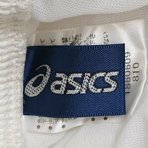 【asics】アシックス デュアルサーモ パンツ ジャージ シャカシャカ トレーニング 運動 スポーツ ロゴ刺繍 ホワイト 白 メンズ O /Y5437CCの画像8