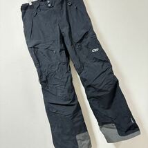 高機能◎【OUTDOOR RESEARCH】アウトドアリサーチ ゴアテックスパンツ ブラック 黒 GORE-TEX アウトドア ポケット メンズ サイズM/Y5644 SS_画像6