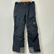 高機能◎【OUTDOOR RESEARCH】アウトドアリサーチ ゴアテックスパンツ ブラック 黒 GORE-TEX アウトドア ポケット メンズ サイズM/Y5644 SS_画像1