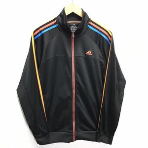 ☆有名人着☆【adidas】 アディダス トラックジャケット CLIMALITE 吸汗速乾 ジャージ スポーツ トレーニング ブラック メンズ O /Y6751ii