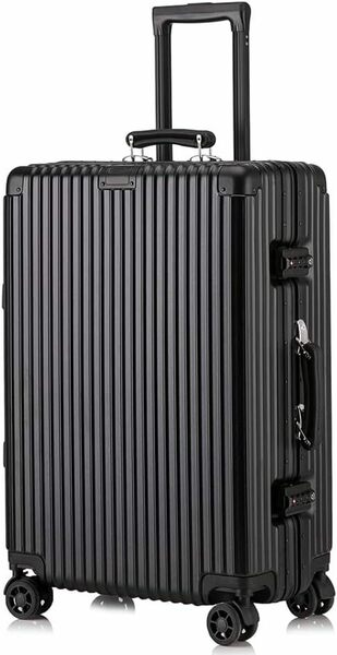 スーツケース キャリーケース Mサイズ 4-7泊 61L ブラック